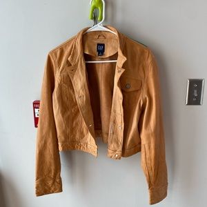 Vintage Gap Tan Leather Jacket